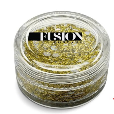 Fusion Body Art | Glitter Cream - Golden Rays 10ml
